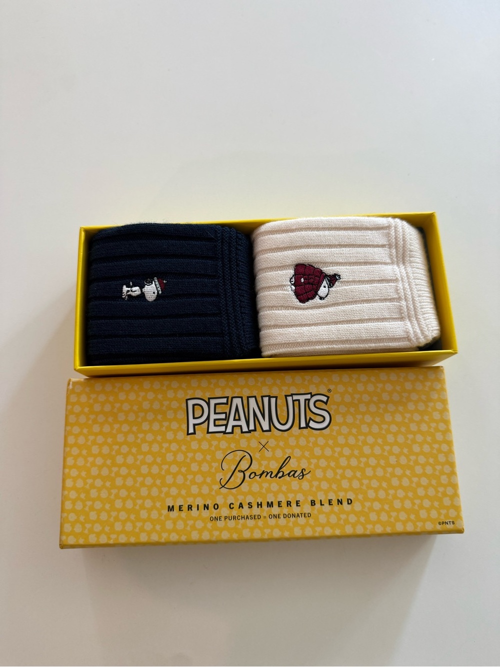 The Peanuts X Bombas Gift box